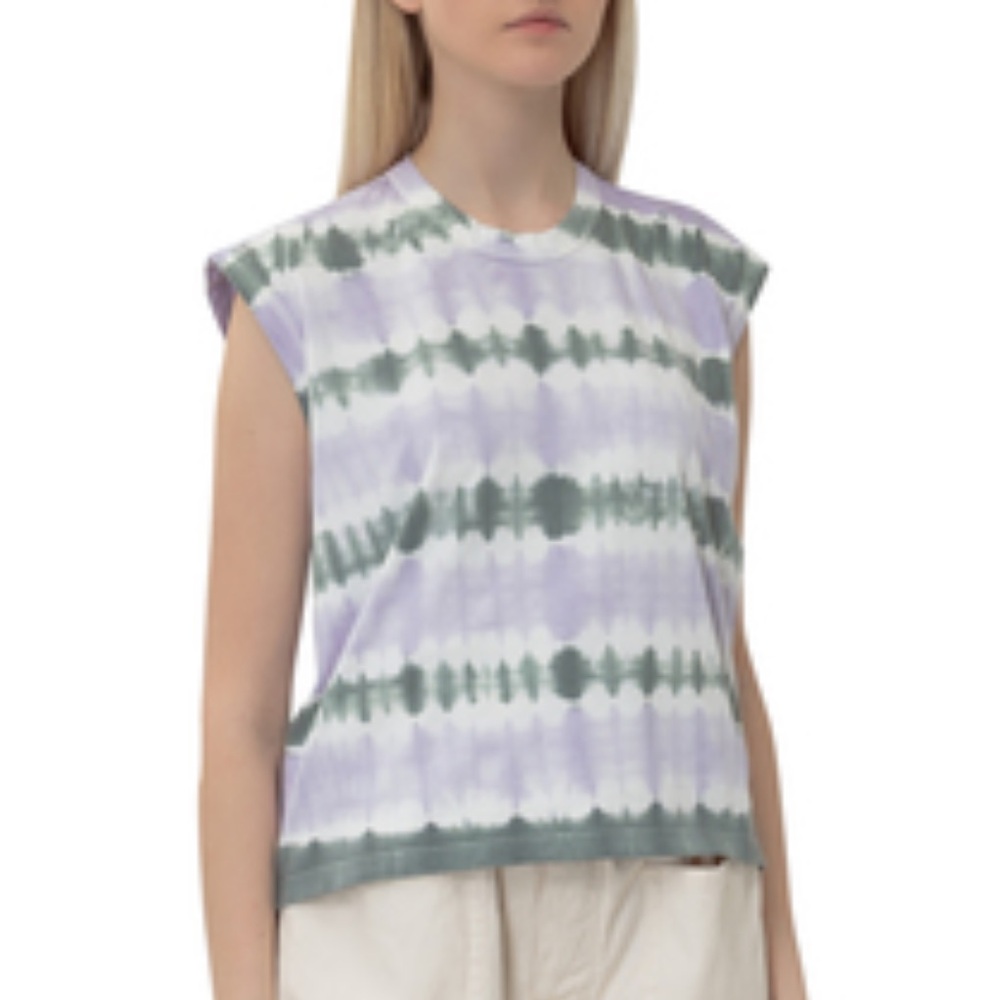 ISABEL MARANT ÉTOILE Dena Tie-dye Cotton Tank Top  L